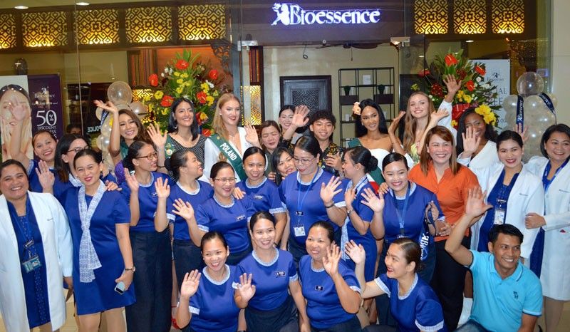 2019 Miss Earth candidates at Bioessence