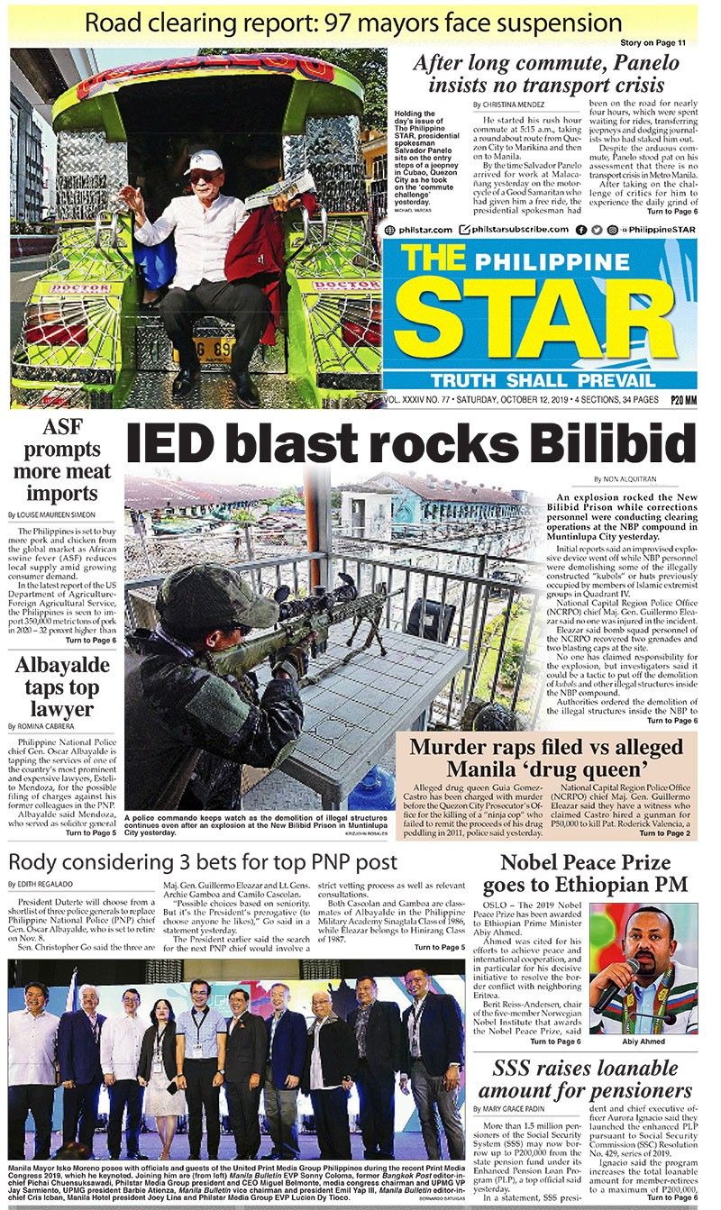 The STAR Cover (October 12, 2019)