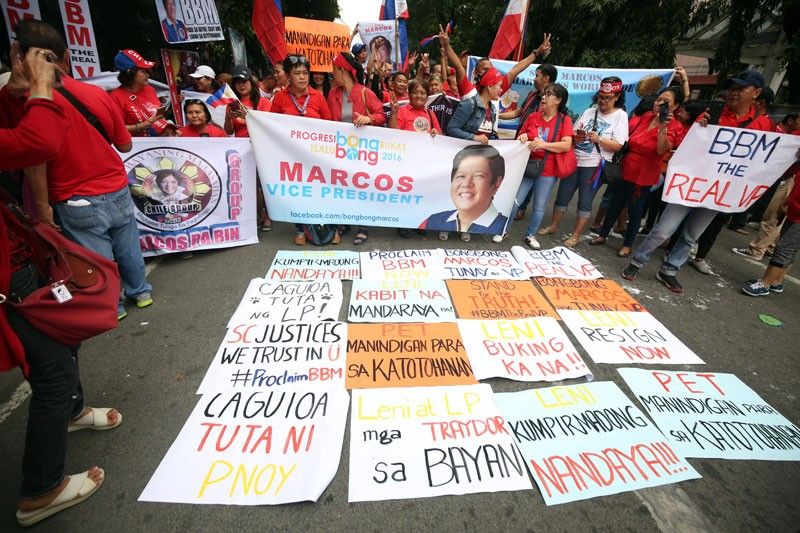 SC ok ilabas ang recount report sa Marcos protest vs Leni