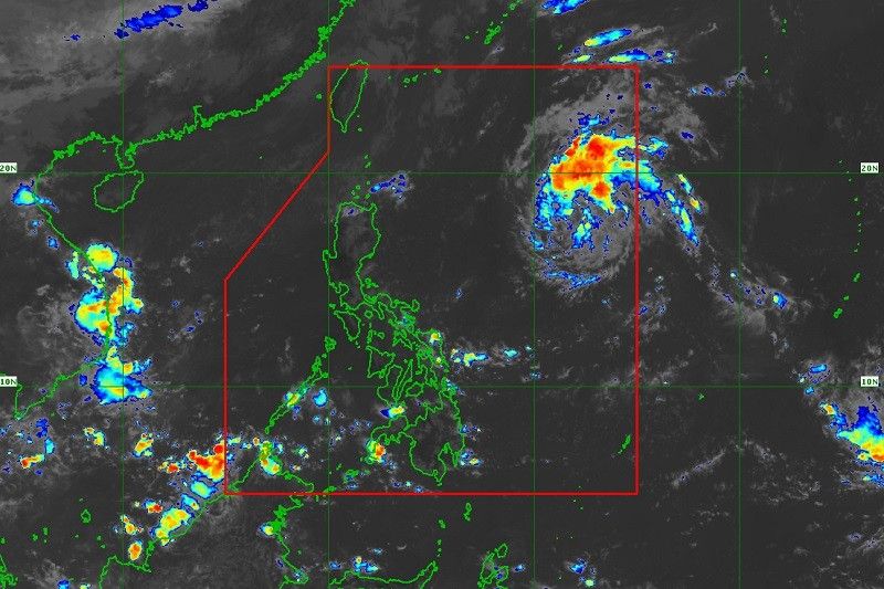 LPA silangan ng Aurora lumakas, naging bagyong 'Perla'