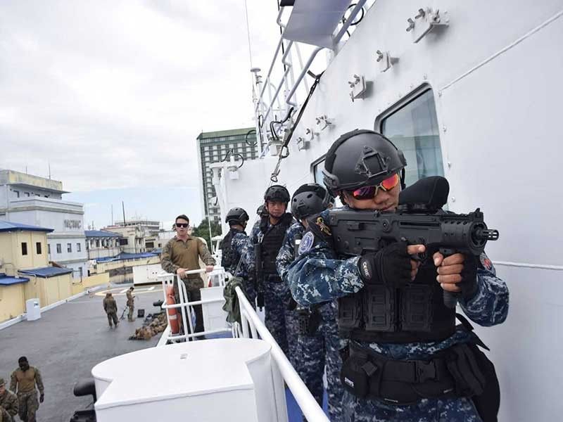 US Coast Guard ship in Palawan for joint maritime drills
