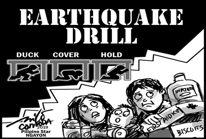 EDITORYAL - Earthquake drill, idaos din sa mga probinsiya