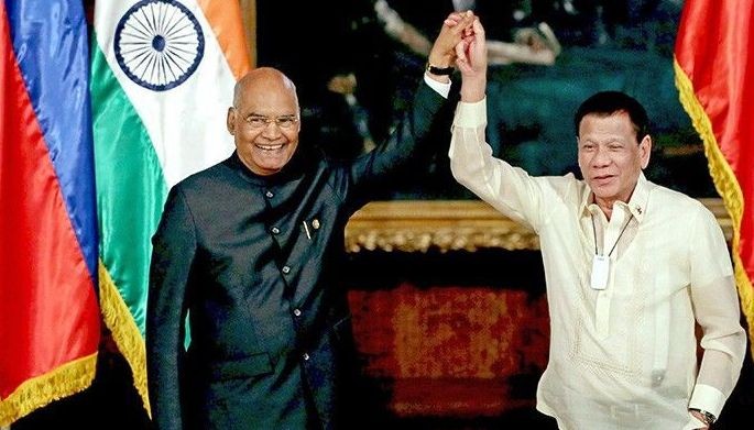 Duterte, Kovind commit to boost Phl-India maritime ties