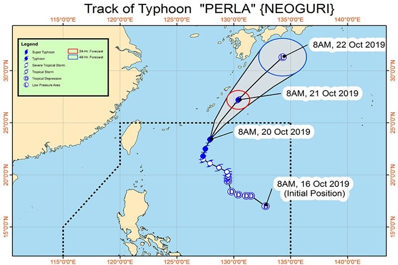 'Perla' maintains strength as it nears Philippine Area of Responsibility exit