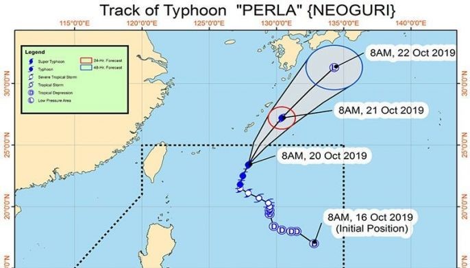 'Perla' maintains strength as it nears Philippine Area of Responsibility exit
