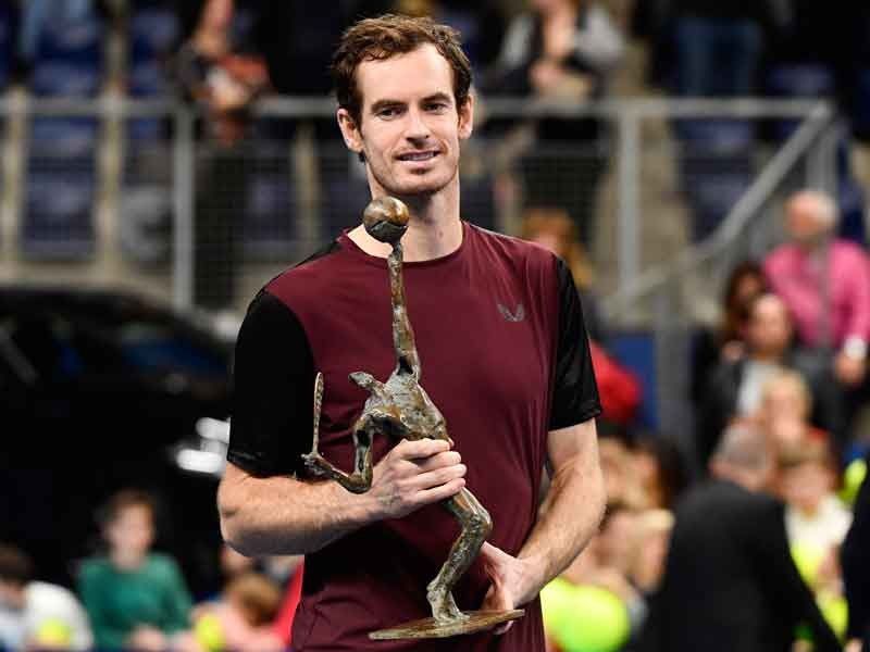 'Very proud' Murray wins first ATP title since March 2017
