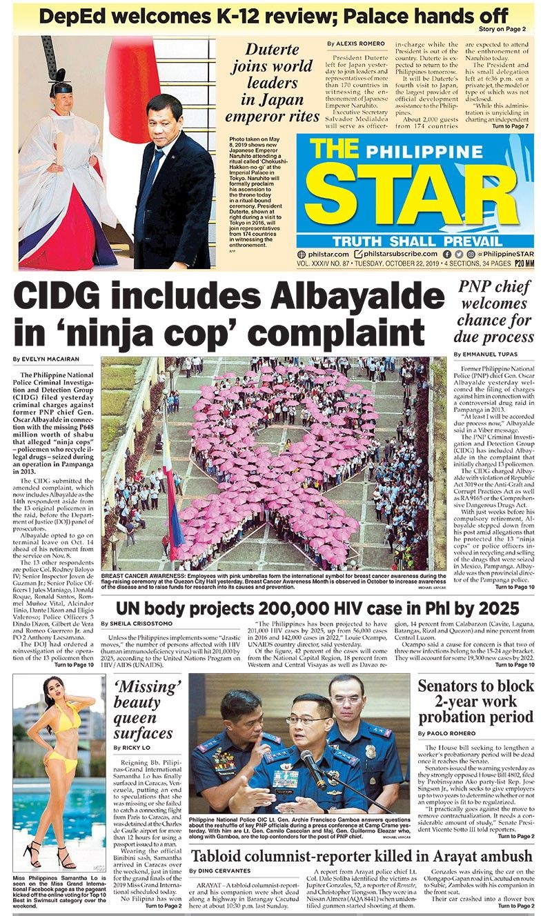 The STAR Cover (October 22, 2019)