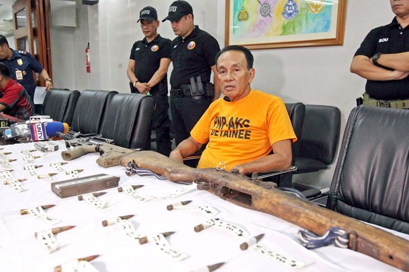 Ex-Zambales mayor nabbed for guns, ammo