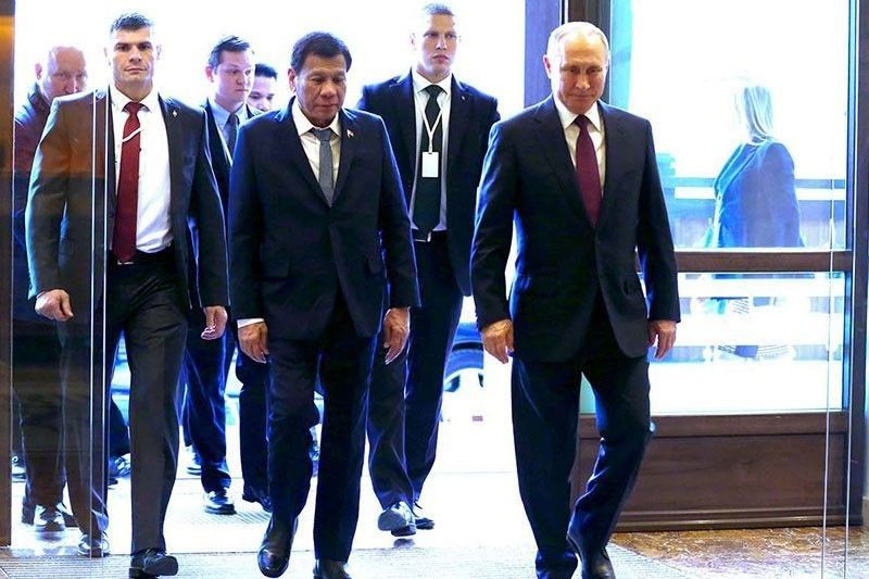 Putinâ��s acceptance of Duterte invite to boost ties â�� Palace