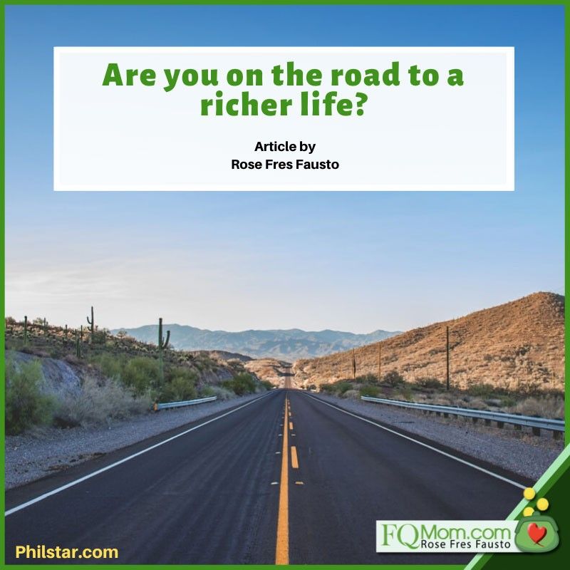 Are you on the road to a richer life?