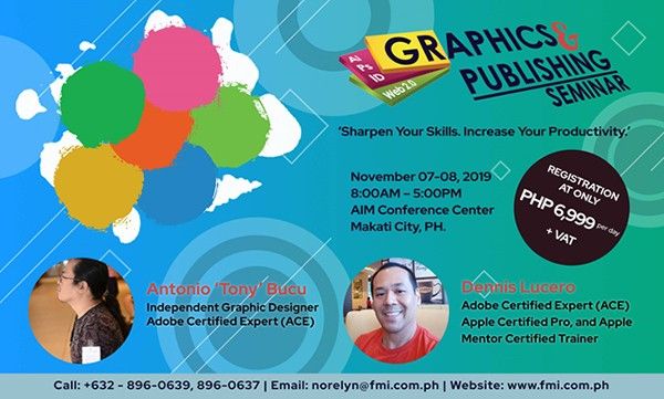 Graphics and Publishing Seminar 2019 to boost your design know-how