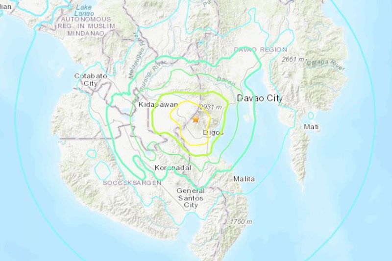 6.5 magnitude quake jolts Mindanao, 2nd powerful tremor in a week