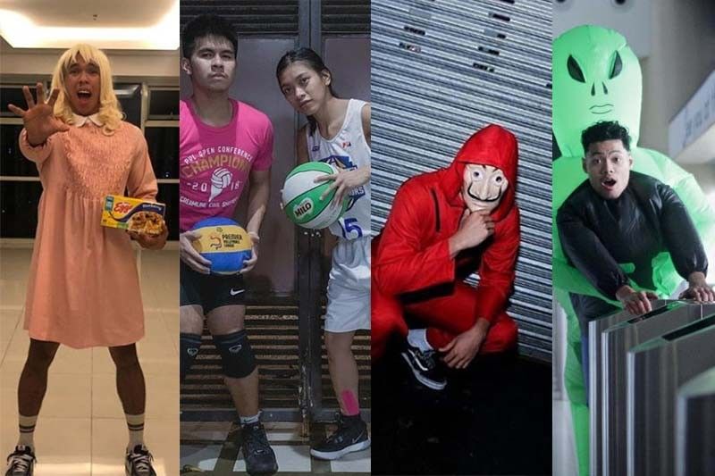 Filipino athletes dress up for Halloween