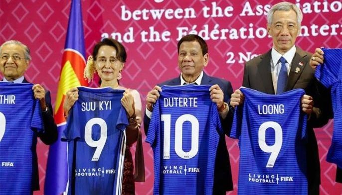 FIFA gave Duterte a number 10 'captain' jersey. He's not the only one
