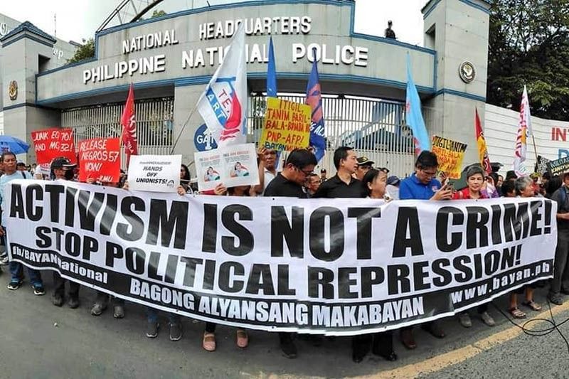 Bayan office raid in Manila proof of 'creeping martial law' â�� Zarate