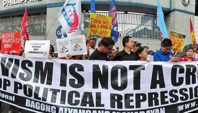 Bayan office raid in Manila proof of 'creeping martial law' &mdash; Zarate