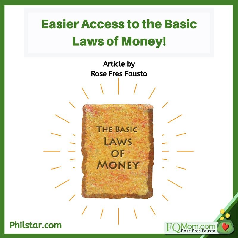 Easier Access to the Basic Laws of Money!