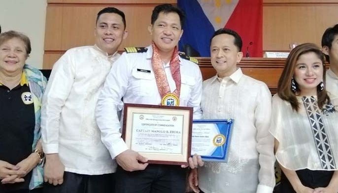 Batangas City commends Filipino captain who stood up to Chinese ship