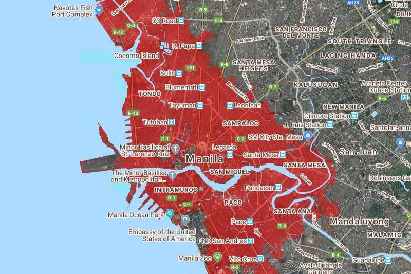 In 30 years, rising seas will threaten Philippine cities, towns home to 6.8 million