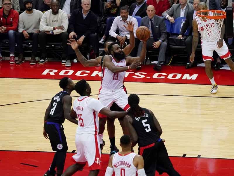 Harden, Rockets defeat Clippers