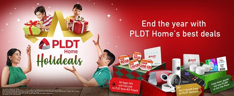 PLDT Home ushers in Christmas with biggest holiday sale!
