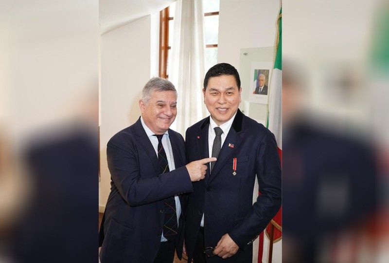 âIt  is my honor to serve as your cavaliere,â says Ben Chan on his award from the Italian goverment