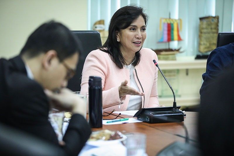 HVT ilalantad kay VP Robredo sa closed door meeting