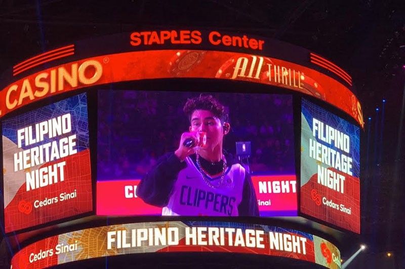 Music video ni Inigo, nag-world premiere sa laban ng LA Clippers vs. Oklahoma