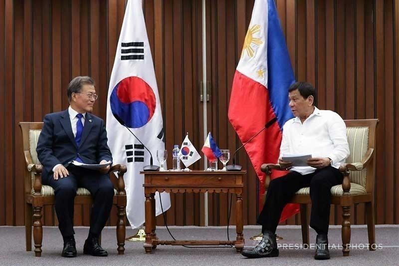Duterte, South Korea president to discuss South China Sea