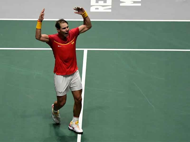 Nadal hails 'amazing atmosphere' after opening win at Davis Cup