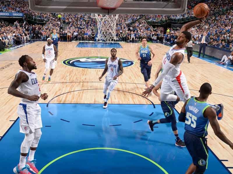 Leonard, George lead Clippers in NBA win over Mavericks