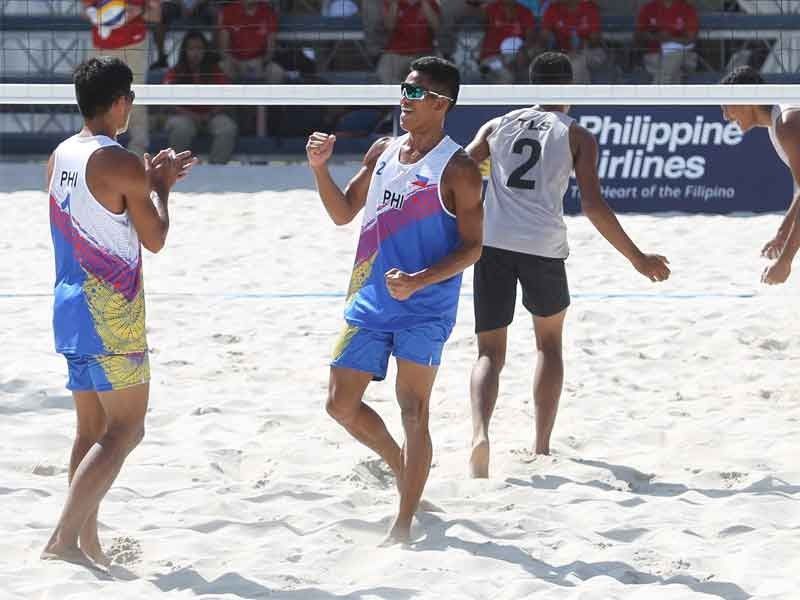 Philippines sweeps Timor-Leste in SEA Games men's beach volleyball opener