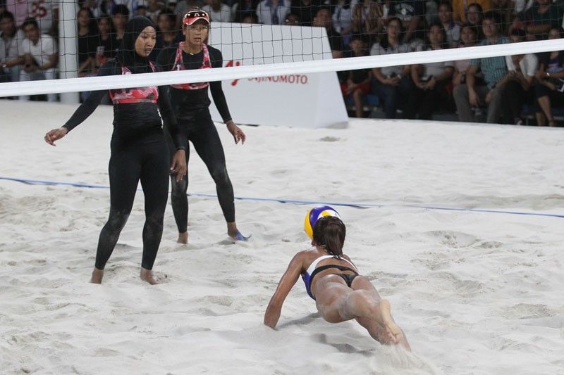 Pinoy Spikers ratsada agad sa beach volley