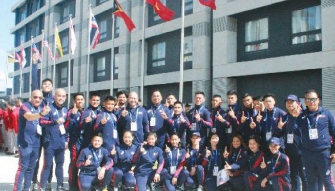 Philippine flag itinaas na sa Athletes Village