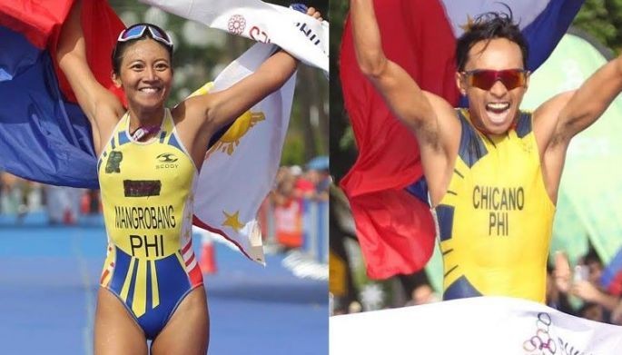 Triathletes ang nagpasimula