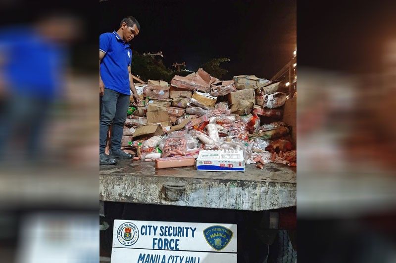 Trader turns over 2 tons of â��hot meatâ�� from China