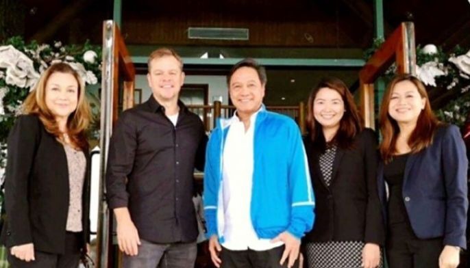 What did Matt Damon come here for?