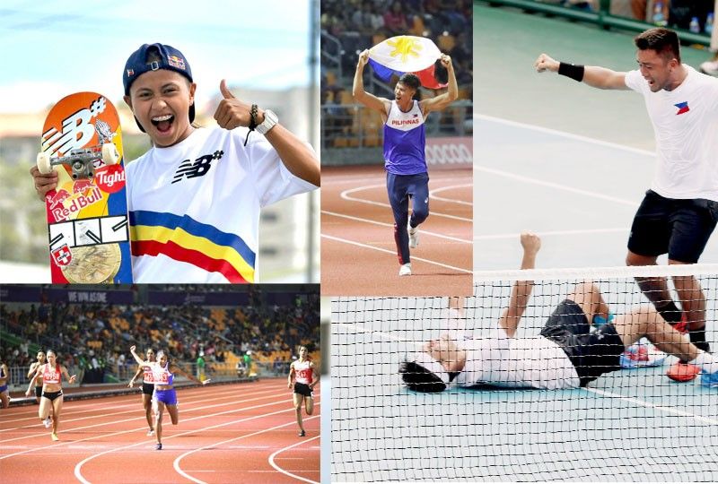 Team Philippine rips marks, sustains gold drive