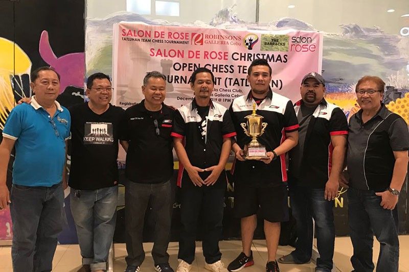 Team Sagay rules Salon de Rose Tatluhan chessfest