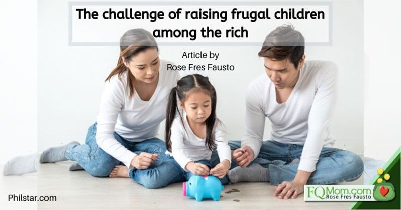 The challenge of raising frugal children among the rich