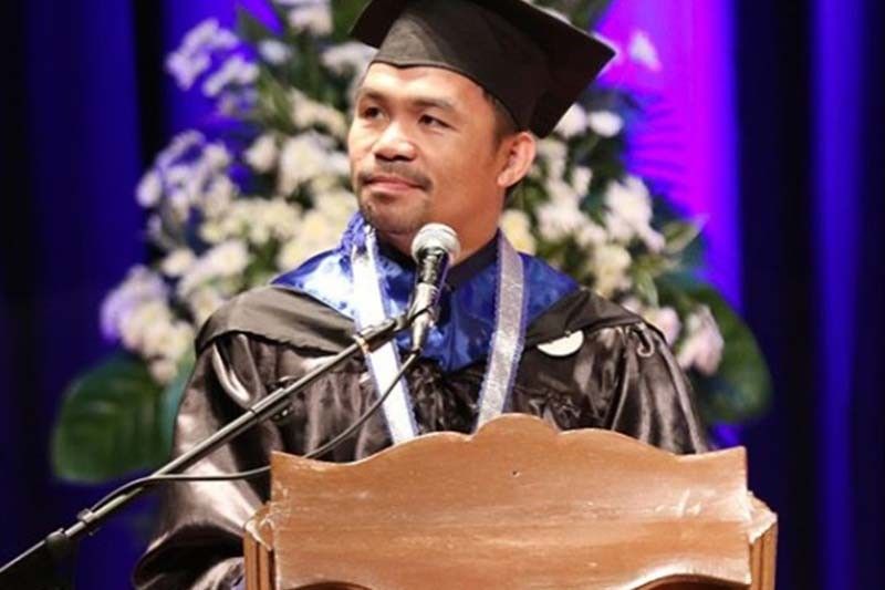 College diploma 'most meaningful' for decorated Pacquiao