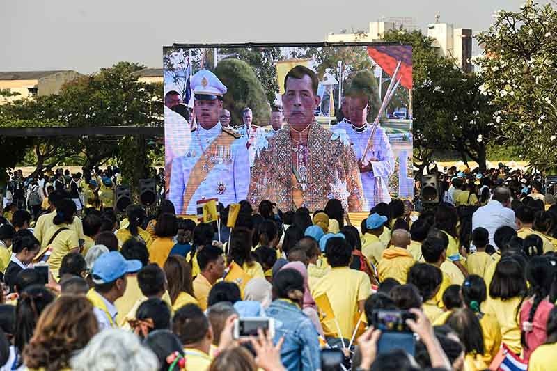 Thousands gather for glimpse of Thai king at final coronation event