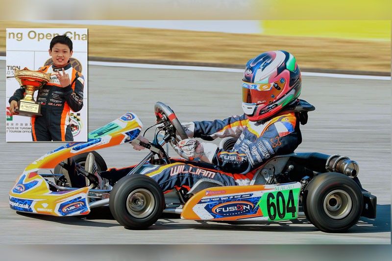 Go bags historic third international karting title