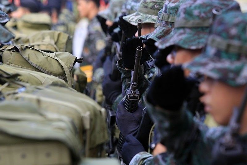 Duterte tells troops on AFP anniversary to crush NPA, Abu Sayyaf