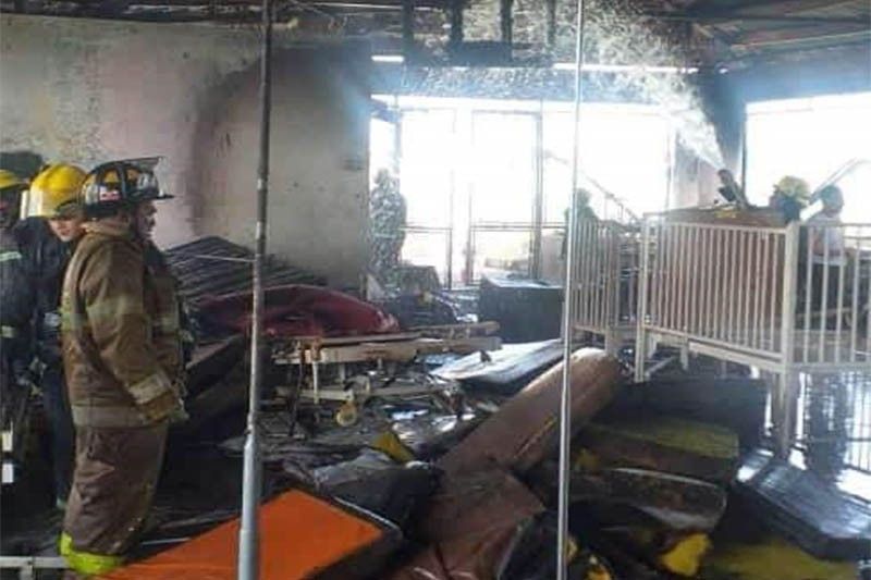 Fire razes National Childrenâs Hospital