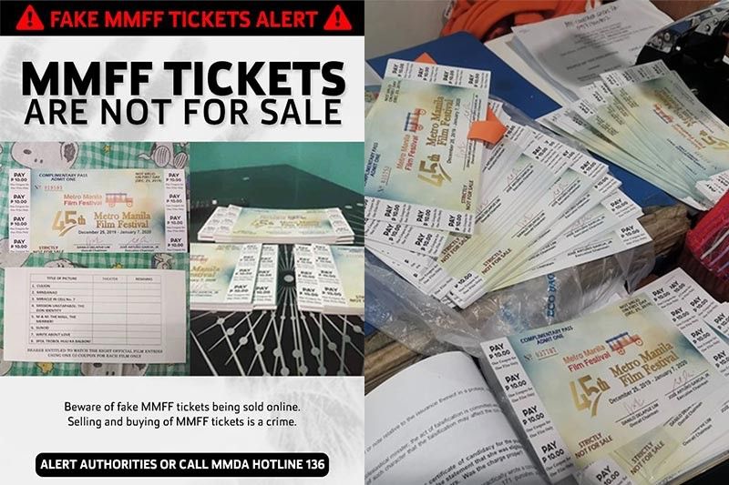 MMDA warns against fake film festival tickets