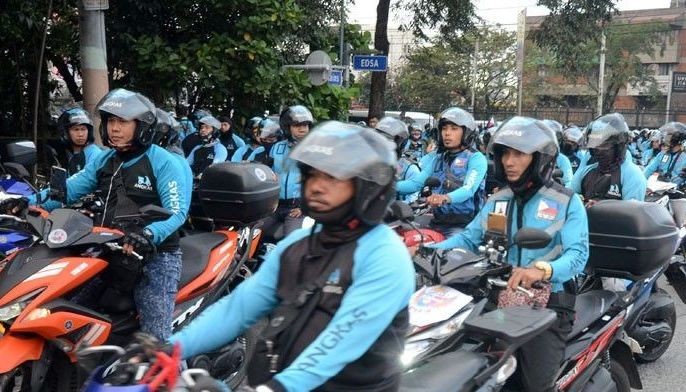 Angkas riders nagdaos ng unity ride vs. LTFRB decision
