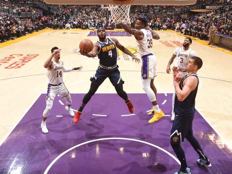 LeBron-less Lakers fall to Denver with Davis injury fear