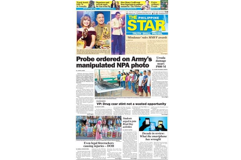 The STAR Cover (December 29, 2019)