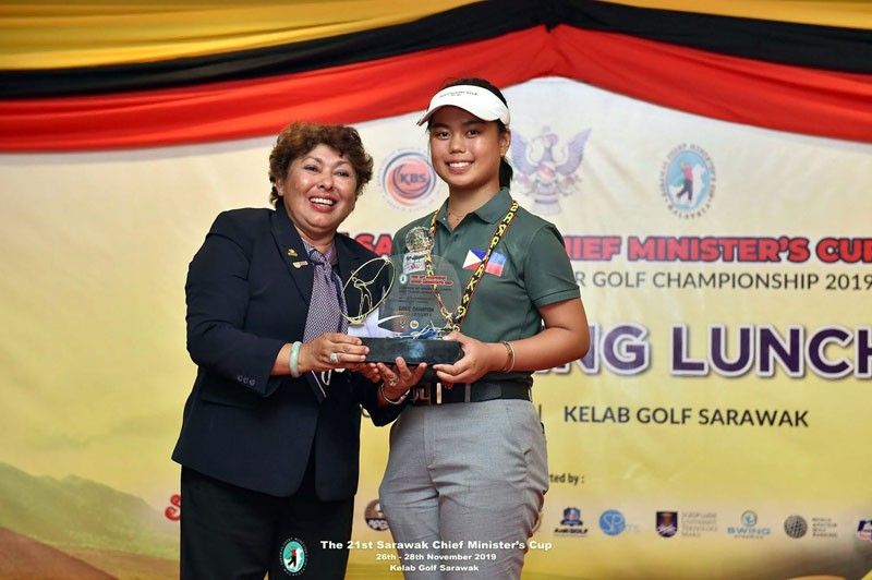 Sam Dizon Dizon rallies, snares Sarawak International junior crown | Philstar.com